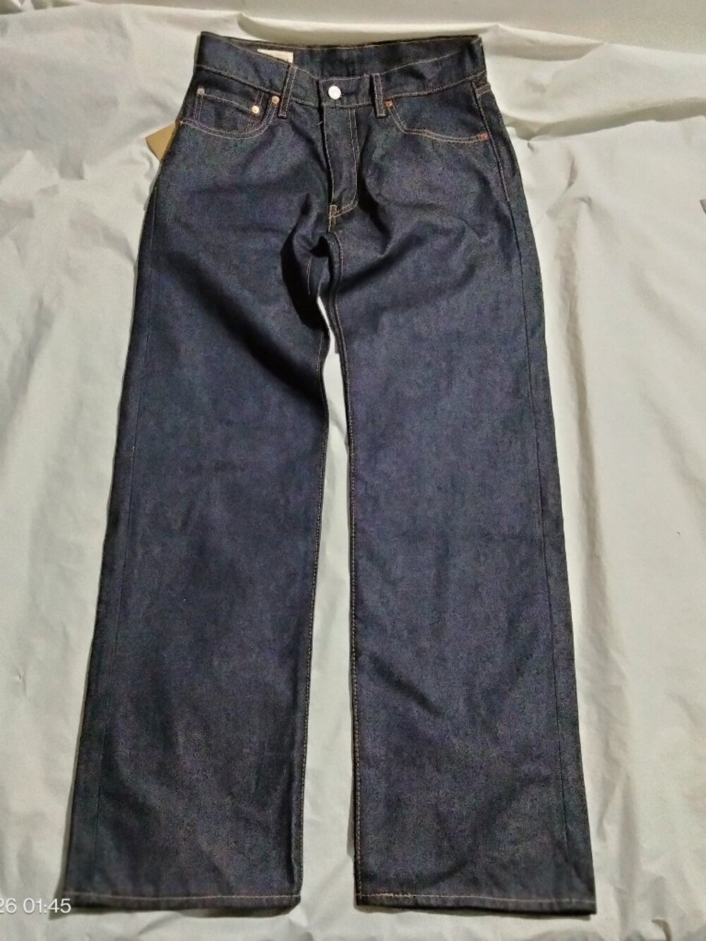 Levi’s Premium 555 Relaxed Straight Leg Jeans 29x32 Irregular Denim Big E